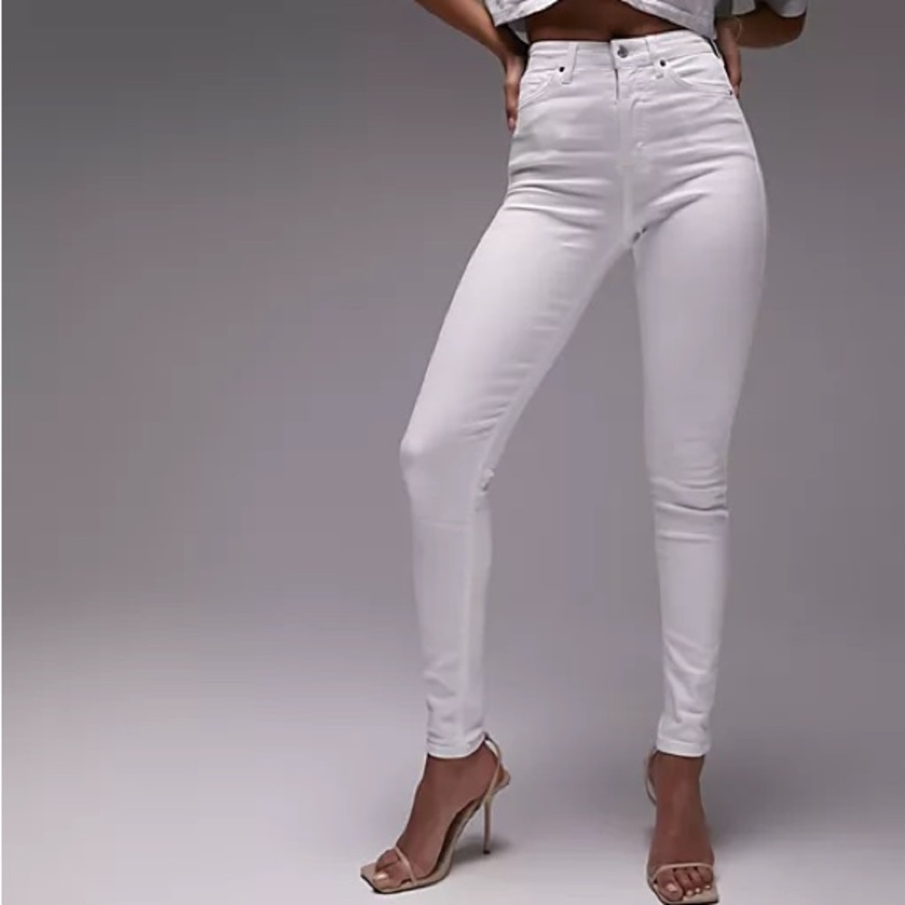 Topshop Jamie Jeans white
